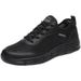 Euro Step Summer Breathable Hollow Mesh Large Size Thick Sole Casual Sports Black Deodorant Running Shoes Men's Travel_vogvips.com