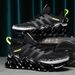 Large Blade Men's Autumn 2022 New Style Shots For Junior High School Students Shock Absorbed Running Sports Trendy Shoes_vogvips.com
