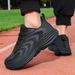 Cross-Border Hot Selling Palm Sports Breathable Fly Woven Mesh Men's Wide Head Thick Bottom Travel Cushioning Running_vogvips.com