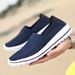 Summer Men Sneakers Black Braid Beach Soft Light Weight Sports Shoes Casual Weave Breathable Pierced Slip On Flats Tennis Sneakers_vogvips.com