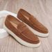 New Autumn Men's Slip-on Casual Loafers, College-style Fashion British Moccasins, Leather Shoes, Sneakers, Wholesale_vogvips.com