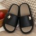New Style Women's Summer Outdoor Wear, Non-Slip, Wear-Resistant, Flat, Height-Increasing Slippers Women, Soft Sole,_vogvips.com