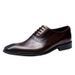 Business Suit Genuine Leather Pointed Toe British Oxford Shoes, Handcrafted Polished European Style Men's Shoes_vogvips.com