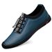 Men's fashion soft leather soft sole casual leather shoes convenient set foot non-slip driving leather shoes_vogvips.com