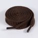 New Black And White Beige Rope Single Layer Flat Hat Rope Trouser Belt Widened Polyester Cotton Shoelaces Sports Shoe Laces_vogvips.com