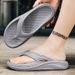 Large Size Slippers, Summer Korean Version Trendy Men's Flip Flops, Wearing Thick Soles For Couples, High Elasticity_vogvips.com