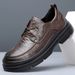Wide-fit Leather For Men, Spring New Men's Sho, Breathable, Trendy, Versatile, Thick-soled, Busins Formal Casual_vogvips.com