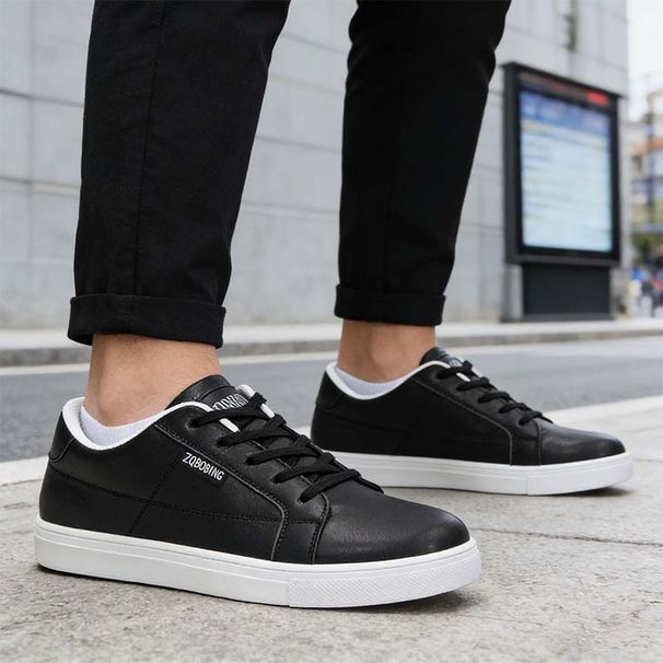 2026 Spring And Autumn New Veratile Breathable Claic Wholeale Men' Student Low-top White Shoe Caual Black_vogvips.com
