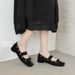 Cameido Women's Spring Mary Jane Ballet Flats With Square Toe In Suede Leather_vogvips.com