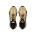 VICKI BROWN Men's Brown Color Block Leather Sneakers, Comfort Cushioned Non Slip Outdoor Casual Walking Shoes_vogvips.com