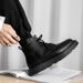 European Warm Series 2025 Autumn New Men's Shoes Korean And Japanese Style Thick-Soled Martin Boots_vogvips.com