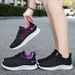 Female Mother Shoes Color Matching Casual Shoes Women's Shoes Fly-woven Mesh Shoes Breathable Sneakers_vogvips.com