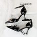 8323-K38 High-end Pointed High-heeled With Patent Leather And Shiny Surface Sandals, Hollow Metal Buckle, Elegant_vogvips.com