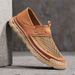 Fashion Comfortable Slip On Flats Lightweight Man Loafers Breathable Walking Driving Versatile Moccasins Mens Casual_vogvips.com
