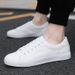 Spring Large Size Foreign Trade Special New Men's Four Seasons Fashion Versatile Soft Sole White Shoes_vogvips.com