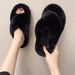 Home Furry Wome, Fashioable New Style Autum Ad Witer, Korea Versio, Thick Sole, No-Slip Cotto Slippers For_vogvips.com