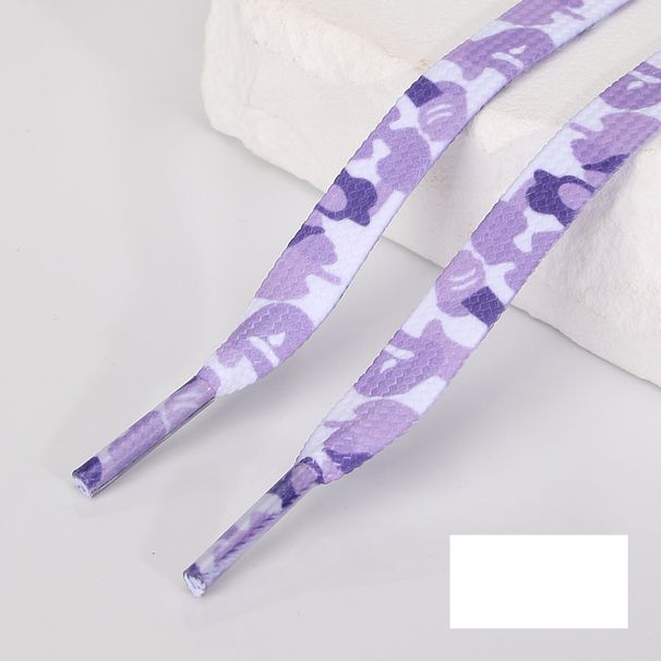 Colorful Printed Leopard Flat Shoelaces Are Fashionable And Versatile. Suitable For Sneakers, Canvas Shoes, And White Shoes_vogvips.com
