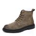 2025 New Versatile High-Top Men's Shoes, Leather Mid-Calf Boots, Fleece Lining_vogvips.com