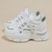 Mesh Breathable Heightening Women's Single Shoes Thick-soled Women's Sports Shoes Soft-soled Non-slip Dad Shoes_vogvips.com