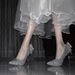 Fairy-style Versatile Party Shoes Women 2025 New Model Bow Rhinestones, Eye-catching Shiny, Suitable For Dates And_vogvips.com