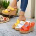Women's Summer Thick Sole Platform Sandals Open Toe Roman Wedge Buckle Style Plus Size European And American Influenced_vogvips.com