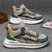 2025 Fashion Sneakers Jogging Shoes Youth Men's Artificial PU Splicing High Top Lace-Up Breathable Thick Sole Non-Slip Wear-Resistant Running Shoes_vogvips.com