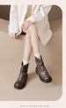 The New Maillard Pleated Trouser Boots For Women In The Autumn Of 2025 With Thick Soles_vogvips.com