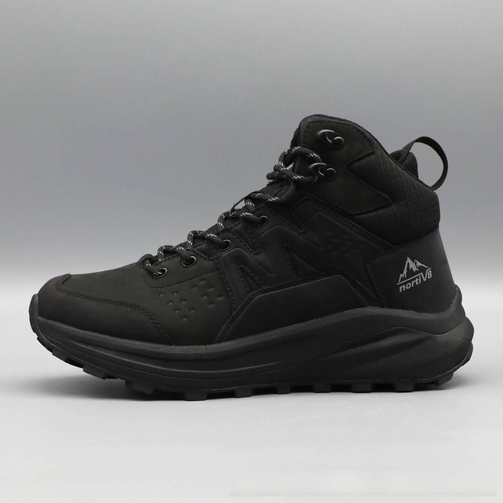 Men's Shoes Outdoor Hiking Shoes Non-Slip Mountaineering Boots Top Layer Cowhide Waterproof Wear-Resistant Mid Cut Autumn Winter Style Casual Shoes_vogvips.com