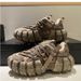 Men's Shoes Summer New Style Trend Breathable Dad Shoes Versatile Net Red Thick Bottom Sports Shoes Men Ins Retro Trend Shoes_vogvips.com