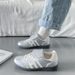 Dexun White Shoes Women's Tide Student Sports Board Shoes Casual Shoes Street Photography Women_vogvips.com