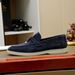 New Foreign Trade Loafer Women's Shoes, Genuine Leather, Versatile, With Tassel Buckle, Slip-On Casual Men's Flat Shoes_vogvips.com