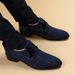 2026 New Business Dress Casual Leather British Versatile Fashion Men's Shs Large Breathable Office Cloth Top Single_vogvips.com