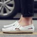 Autumn Spring Summer Loafers Men's Cowhide British Handmade Casual Leather Trendy Fashion Lazy Shoes 8503_vogvips.com