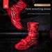 Unisex Shoes Boxing Shoes Professional Wrestling Training Shoes Men's High Top Fighting Fighting Sanda Power Weightlifting Women_vogvips.com