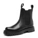 Boots Men's Niche Heightened Thick-soled Martin Boots Black Side Zipper High-top Casual Short Boots_vogvips.com