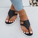 Women's Plus Size Platform Sandals New Outdoor Slippers Shoes Sizes 36 43_vogvips.com
