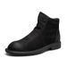 European Warm Series Men's Winter Leather British Style Short Trendy High-top Martin Fashion Boots_vogvips.com