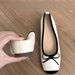 French-style Petite Height-increasing Ballet Flats For Women, Vintage Bowknot Slip-on Shoes_vogvips.com
