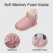 Cozy Fleece-Lined Slippers For Men And Women - Indoor/Outdoor Winter House Shoes With Anti-Slip EVA Sole, Warm & Comfortable Round-Toe Design_vogvips.com