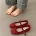 Gentle Fairy Style Mary Jane For Women 2025 New French Elegant Pleated Round Toe Shallow Mouth Flat Ballet Shoes_vogvips.com