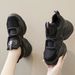 New Thick Sole Small White Shoes Mesh Surface Casual Sports Shoes Women_vogvips.com