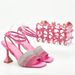 Woven clear tote Box Bag Square Box bag with 10.5cm high heel kitten and high heels dinner cover_vogvips.com