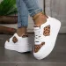 DJSUNNYMIX Thick Bottom Soft Sol Comfortabl Sports For Womn Outdoor Casual Womn's Shos Round To Mid Hl_vogvips.com