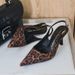Leopard Print Heels Sandals Stiletto Pointed Toe Fashion High Heel Women S Shoes European And American Style_vogvips.com
