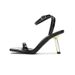 High Heels Women's Word With Black Square Root Versatile Sandals_vogvips.com