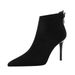 173-7 European And American Retro Fashion Sexy Nightclub Slimming Stiletto High-heeled Suede Back-tie Pointed Toe Winter_vogvips.com
