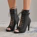 Sandals Hollowed Mesh Heels Belt Buckle Women S Summer Beige Lace Up Sexy Open Toe Boots Stiletto Jazz Dance Party_vogvips.com