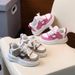 Girls' 2026 Spring New Children's Casual Sneakers Korean Style Fashion Boys' Shoes Non-Slip_vogvips.com