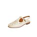 2023 Spring/Summer Breathable Sandals With Heel Buckle, Casual One-Strap French Style Women's Shoes, Square Toe,_vogvips.com