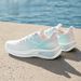 Pull Back Sports Summer New Lightweight Soft Sole Women's Student Breathable Mesh Shock Absorbing Running Shoes_vogvips.com